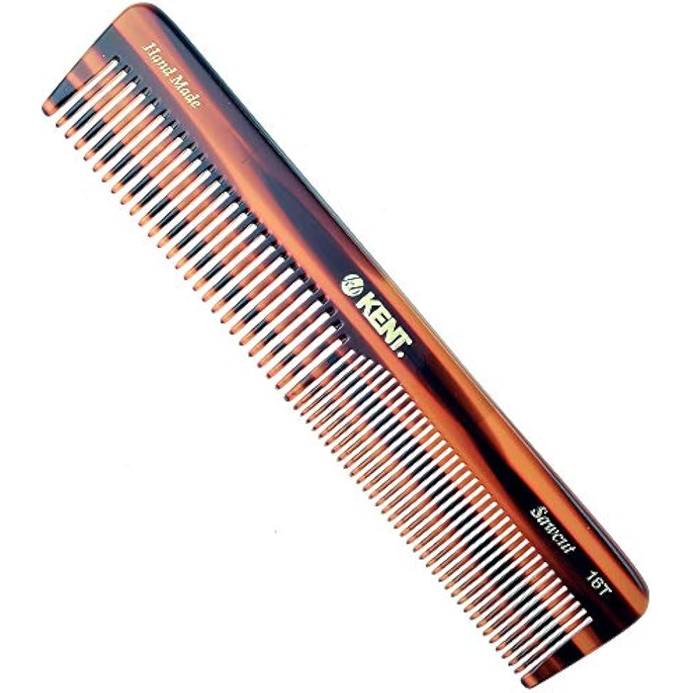 Kent 16T Fine Tooth Comb And Wide Straightener Comb/Beard Hair Comb/Mens Comb, 313112619610 eBay