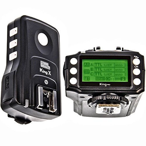 Pixel king pro wireless e-ttl flash trigger kit with le…