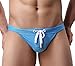 Amilia Men's Swimming Brief Bikini Shorts Swimsuit 3-Pack