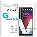 [2-Pack] KATIN For LG V20 Tempered Glass Screen Protector No-Bubble, 9H Hardness, Easy to Install