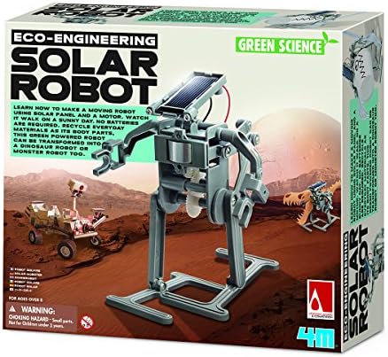 Build Your Own Solar Robot - Scientific Kit - Popular Educational - Science Toys & Games Gift Present Idea For Birthdays Age 8+ Boys Girls Children Kids