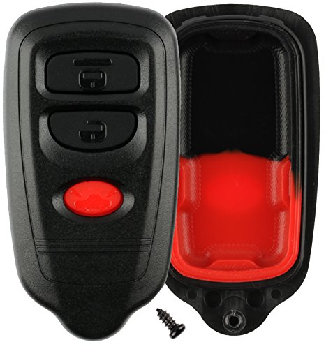 image for KeylessOption Keyless Entry Remote Car Key Fob Shell Case Pad Cover fo