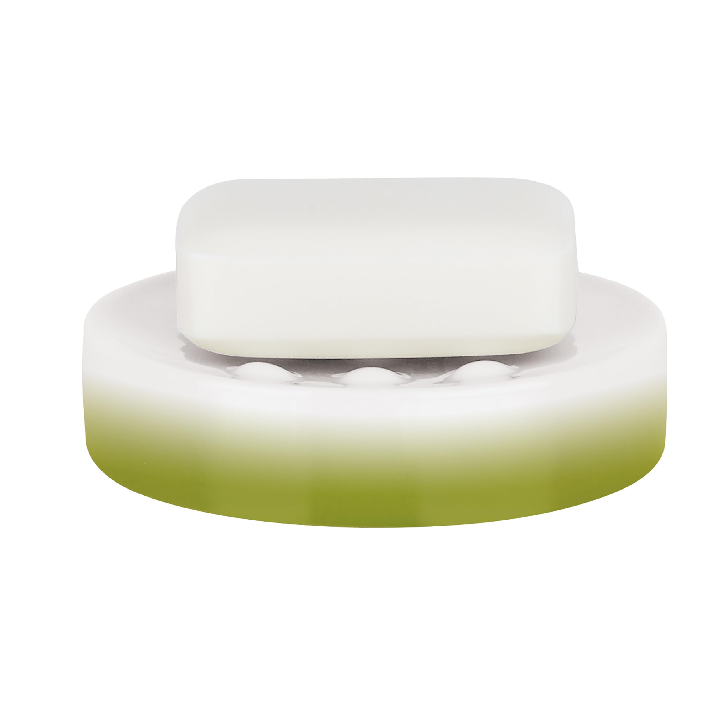 Spirella Porcelain Tube Gradient Soap Dish, Lime