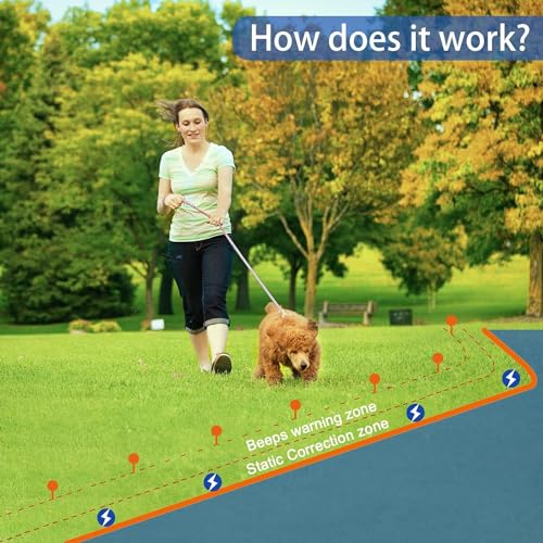 UltraCrab Basic In-Ground Pet Fence Underground Dog Fence System,  Electric Fence for Dogs Waterproof Train