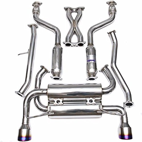 Invidia HS09N7ZGID Gemini CatBack Exhaust System with Titanium Rolled