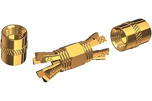 Shakespeare PL-258-CP-G Marine Center Pin Spice Connector, Gold