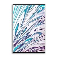 Framed Canvas Wall Art Clouds and Colors Canvas Prints Home Artwork Decoration for Living Room,Bedroom - 16x24 inches