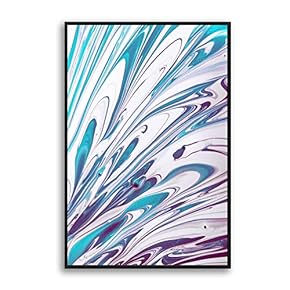 Framed Canvas Wall Art Clouds and Colors Canvas Prints Home Artwork Decoration for Living Room,Bedroom - 16x24 inches