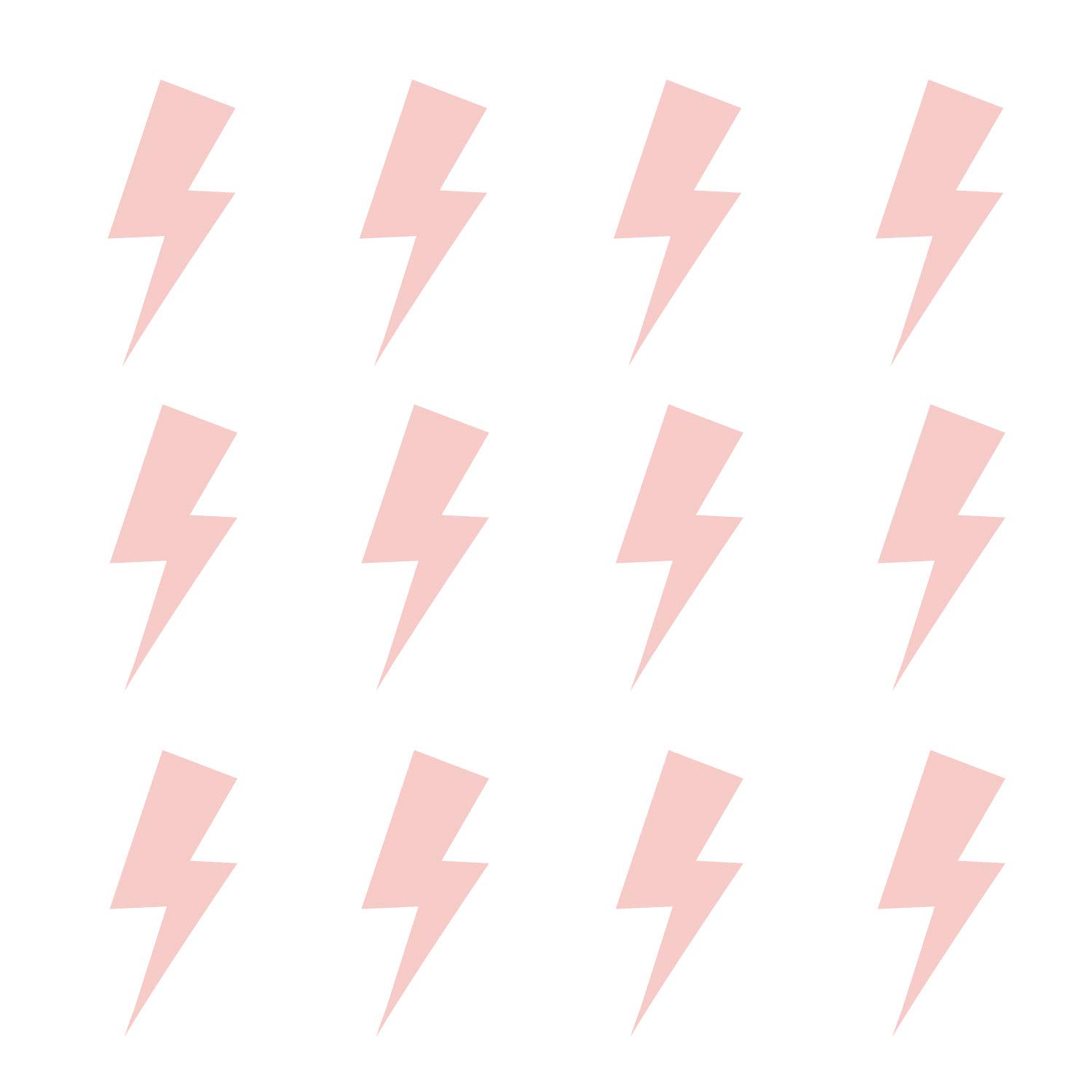 Lightning bolt wall stickers | Lots of colours options available | Perfect for a baby's nursery or child's bedroom