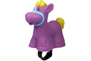 DR BIKE DRBIKE Kids Bike Bell for Girls, Replacement Bicycle Handlebar Bell with Plastic Flower, Cute Bike Safe Cycling Ring Horn, Kids Bike Accessories