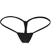 ETAOLINE Women's Low Rise Micro Back G-string Tiny Thong Panty