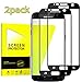 Black - [2 Pack] Samsung Galaxy S7 Screen Protector, Full Screen Coverage, 9H Hardness, Anti-Scratch, HD Ultra-Clear, Bubble Free,Tempered Glass Screen Protectors for Galaxy S7