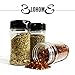 Elohome Spice Jar Set of 8 Empty Bottles with Shaker Lids and Labels - 6 Oz Seasoning Containers - Storing Seasoning and Spice…