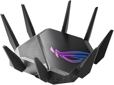 ASUS ROG Rapture GT-AXE11000 WiFi 6E Tri-Band Router 2.5G WAN 11000 Mbps