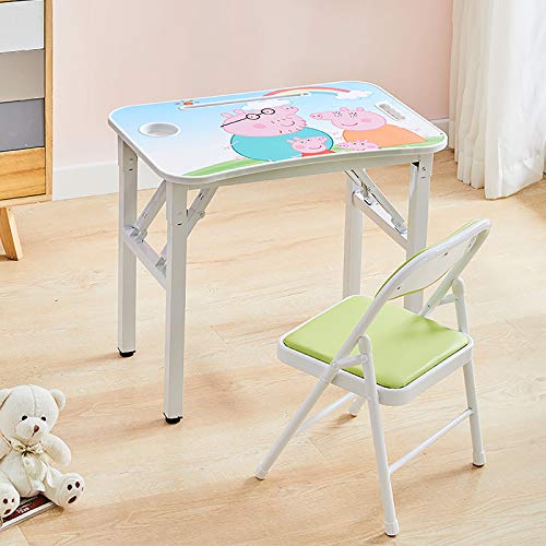 Desk Sets Jugendschreibtisch Schreibtisch für Kinder Kinderzimmer Kindertisch, Faltbarer Stauraum, Erhältlich