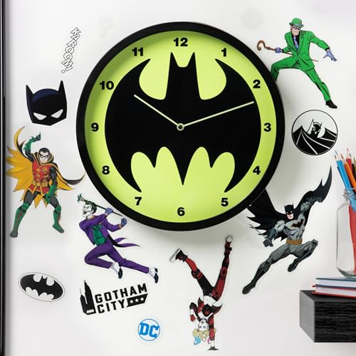 Paladone Batman Glow in the Dark Wall Clock