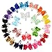 Xinshi Cute Cat Ear Hair Clips Bears Ear Barrettes Bow for Baby Girl Toddlers Kids (XS-A1(20PCS))