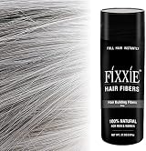 FIXXIE Grey Hair Fibres 27.5g Keratin Hair Fibers for Thinning Hair view 2