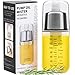 Premium Olive Oil Sprayer Mister for Kitchen Cooking Spritzer, Atomizer with Pump and Filter,Clog Free Non aerosol Vinegar BBQ Evo Oil Sprayer Bottle -Stainless Steel Glass (Oil Sprayer Mister)