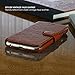 Lockwood iPhone 6/6s | Folio Wallet Card Case | Faux Leather | Vintage Brown | (4.7 Inch) | Ultra Slim & Light
