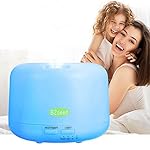 Aroma Essential Oil Diffuser - Mist Beauty Spray Aromatherapy , Silent Essential Oil Humidifier / 4 Timer Settings/ 7 LED Color Changing Lamps, Auto Shut-off (300 ML)