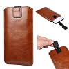Smartphone Riem Loop Pouch Leer, Mobiele Telefoon Tas Mannen Leer, 6,5 inch Outdoor Sport Camping Reizen Heuptas Heren…