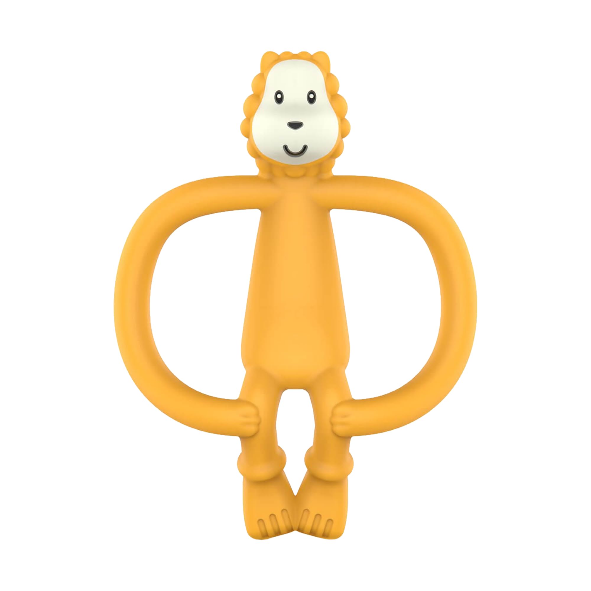 Matchstick Monkey, Antimicrobial Silicone Teether & Gel Applicator, Easy to Grip, BPA Free, 3 Months Old+, 11 cm, Ludo Lion