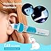 Ear Wax Removal Kit, Electric Earwax Removal Tools, Ear Cleaner, Ear Wax Vacuum Easy Earwax Remover Soft Prevent Ear-Pick Clean Tools Set, Safe and Comfortable