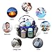 Titan Mall Mesh Shower Caddy, Quick Dry Shower Tote Bag Toiletry and Bath Organizer with 8 Storage Compartments, Large Space Shower Tote for Dorms, Gym, Camp & Travel, Blue