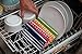 Lunchskins Reusable Quart Bag, Green Vertical Stripe
