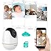 1080P Pet Camera, Home Camera 2 Way Audio, Baby Monitor Night Vision, Motion Detection, Compatible with Alexa Echo Show, Indoor Camera, Baby Camera with Cloud Storage (White)