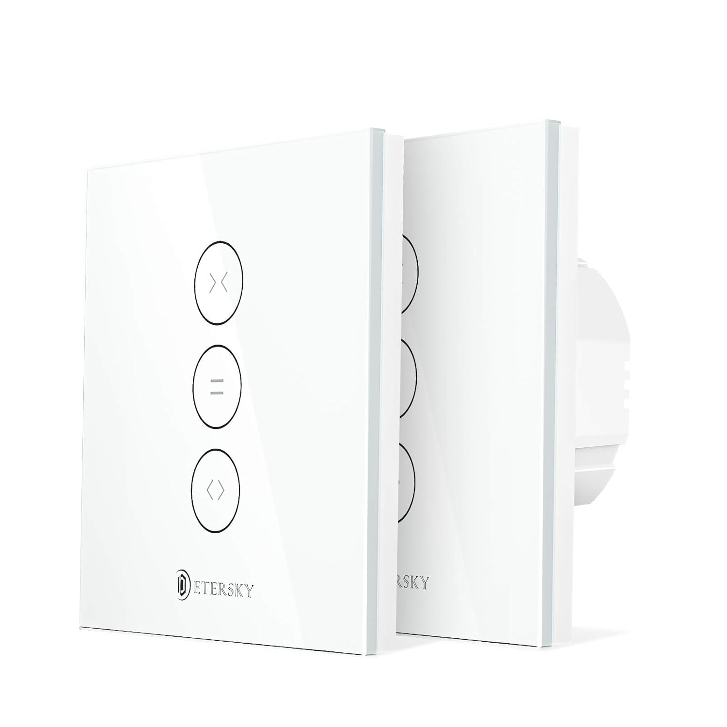 WiFi Shutter Switch, Etersky Alexa Switch, APP Control and Timer Function, Compatible with Alexa and Google Homefor Curtain/Roller Shutter/Motor Door (Neutral Wire Needed)