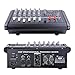 AW 6 Channel Professional Powered Mixer with USB Slot Power Mixing 110V