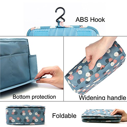 image for Travel Portable Organizer Cosmetic Bag, KEBE Waterproof Multifunction 