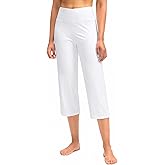 G Gradual Capri Pants for Women High Waist Workout Yoga Pants with Pockets Tummy Control Leggings Crop Straight