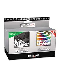 Lexmark 36 X L 37 x l High Yield Black Color Return Prog Print Cart