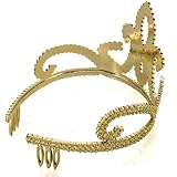 Gold Tiara Crown - Homecoming Queen Crown - Crown and Tiara - Queen Tiara by Funny Party Hats