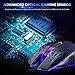 StudioIV. RGB Gaming Mouse, 4 DPI Settings Up to 2400 DPI, 6 Programmed Buttons for PC Computer Games Work & Laptop, Ergonomic USB Wired Optical Mouse Mice with 7 Colors LED Backlight, Blackthumb 4