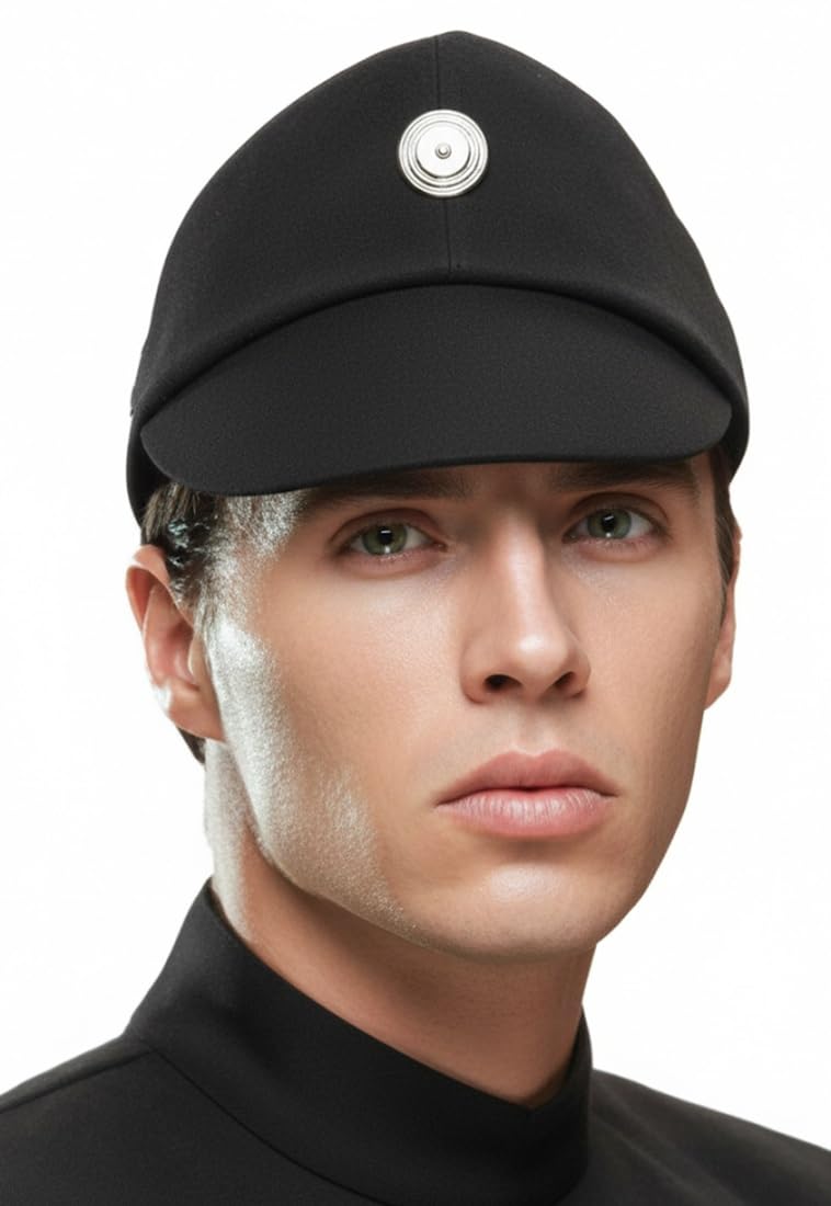 Star Wars Imperial Officer Cap Hat Wear Costume Black Grey Green Color/Size - Black - L