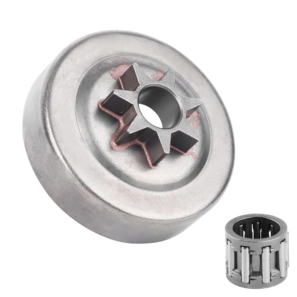 VOANZO 7 Tooth Clutch drum Sprocket Needle Bearing Chainsaw Part for Husqvarna 36 41 136 137 141 142 235 240