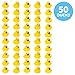 BleuZoo Mini Rubber Ducks | Baby Bath Toy | Bulk Gag Gift Pranks Practical Jokes Birthday Party Favors Decorations Baby Shower | Yellow Duckies - (50 Pack)