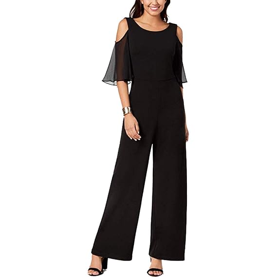 black jumpsuit winter outfit