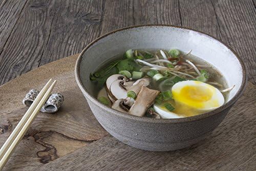 Pottery White Ramen Bowl