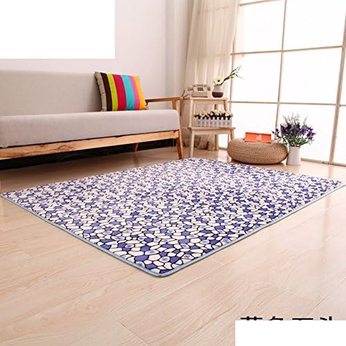 Bathroom water-absorbing non-slip floor mat door mats/Entrance mat/Household mats/Bed bedroom blanket-B 140x200cm(55x79inch)