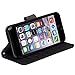 SafeSleeve SS-6+Bl iPhone 6 Plus/6S Plus Cell Phone Radiation Blocker and RFID Wallet Case, Black