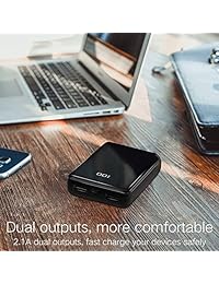 Power Bank P31 Batería externa más pequeña y ligera, 10000 mAh, ultra compacta, de alta velocidad, tecnología de carga para iPhone, Samsung Galaxy y más