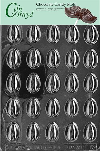 Cybrtrayd E013 Small Eggs Chocolate/Candy Mold with Exclusive Cyb