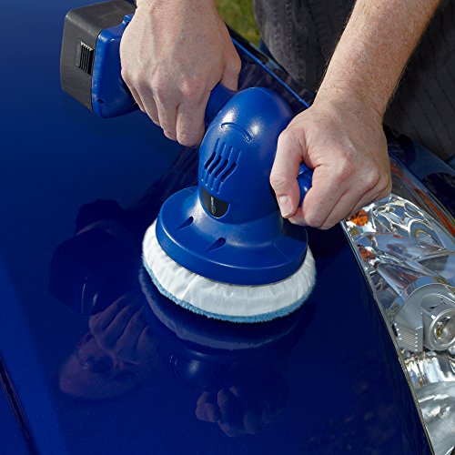 AutoRight Cordless Detailing Polisher 6” Inch C900124.M Orbital Buffer, Cordless Buffer for Waxing Vehicles, RVs and Boats, Car buffer, Car polisher