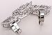 YACQ Women's Full Finger Jointed Long Adjustable Ring - Fit Finger Size 7 to 9 - Knuckle Armor Ring - 2-1/2 Inch Long - Halloween Party Costume Accessories Jewelry Gifts (Silver)