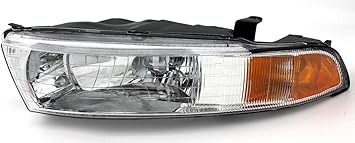 Amazon Com For Mitsubishi Galant Headlight 1999 2000 2001 Driver Left Side Headlamp Assembly Replacement Automotive